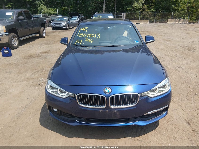 2017 BMW 3 series VIN WBA8D9G54HNT91548 IAAI salvage auction — NORMAL WEAR, Clear (Virginia), sold $125 on 2026-07-22 (photo 6)