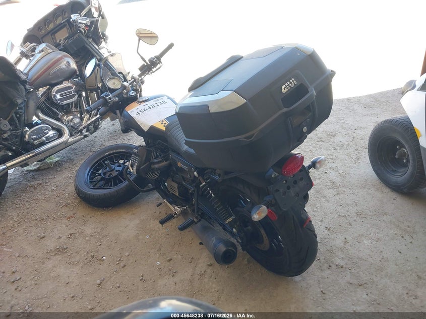2017 Moto guzzi V9 VIN ZGULHU018HM000352 IAAI salvage auction — FRONT END, Salvage (California), sold $25 on 2026-08-12 (photo 3)
