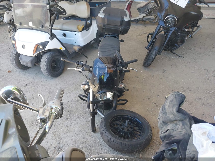 2017 Moto guzzi V9 VIN ZGULHU018HM000352 IAAI salvage auction — FRONT END, Salvage (California), sold $25 on 2026-08-12 (photo 5)