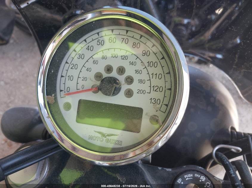 2017 Moto guzzi V9 VIN ZGULHU018HM000352 IAAI salvage auction — FRONT END, Salvage (California), sold $25 on 2026-08-12 (photo 7)