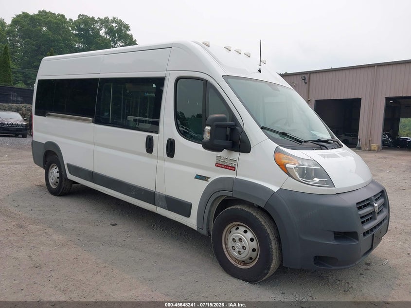 2018 Ram Promaster 2500 VIN 3C7WRVPGXJE154730 IAAI salvage auction — NORMAL WEAR, Sf97 (New York), sold $27,500 on 2026-07-23 (photo 1)