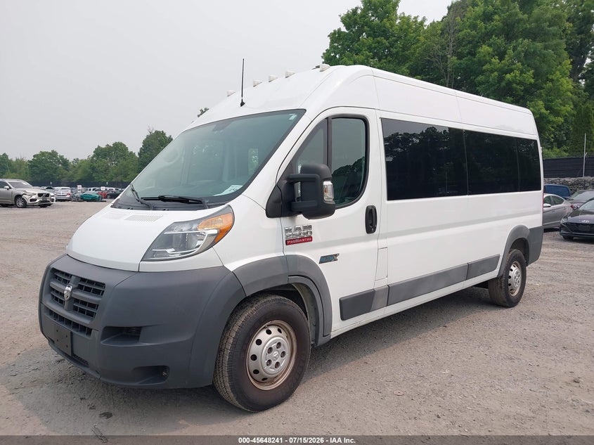 2018 Ram Promaster 2500 VIN 3C7WRVPGXJE154730 IAAI salvage auction — NORMAL WEAR, Sf97 (New York), sold $27,500 on 2026-07-23 (photo 2)