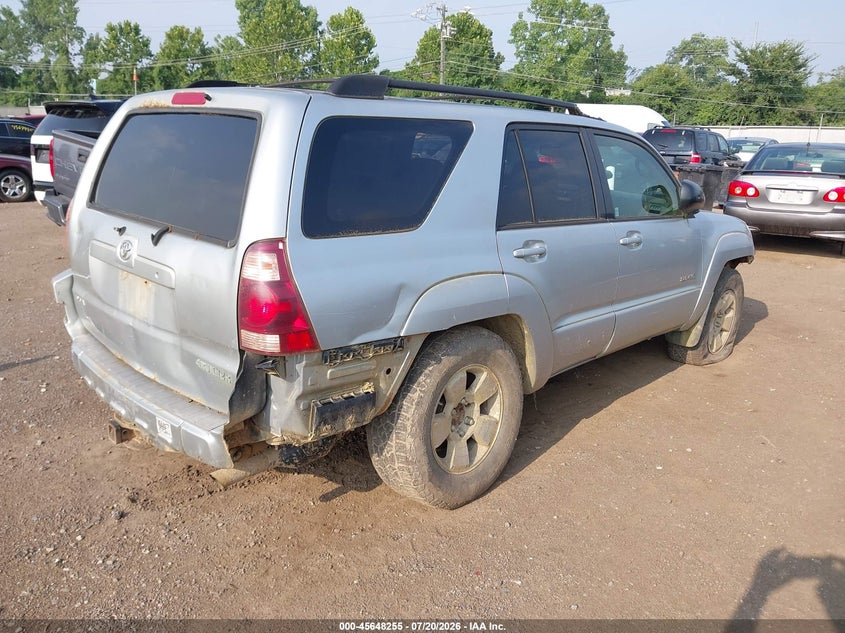 2005 Toyota 4runner VIN JTEBT14RX50055105 IAAI salvage auction — NORMAL WEAR, Original (Ohio), sold $25 on 2026-07-30 (photo 4)