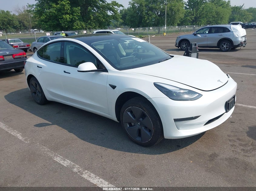 2023 Tesla Model 3 VIN 5YJ3E1EA6PF573261 — IAAI salvage auction photo