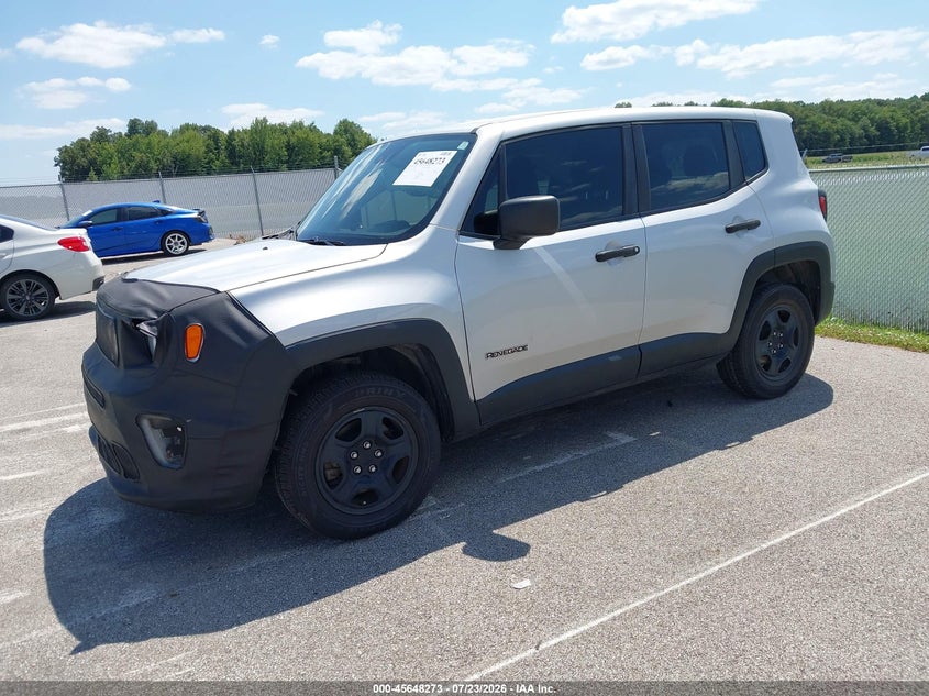 2020 Jeep Renegade VIN ZACNJBAB7LPL44015 IAAI salvage auction — NORMAL WEAR, Wait Title, sold $75 on 2026-07-30 (photo 2)
