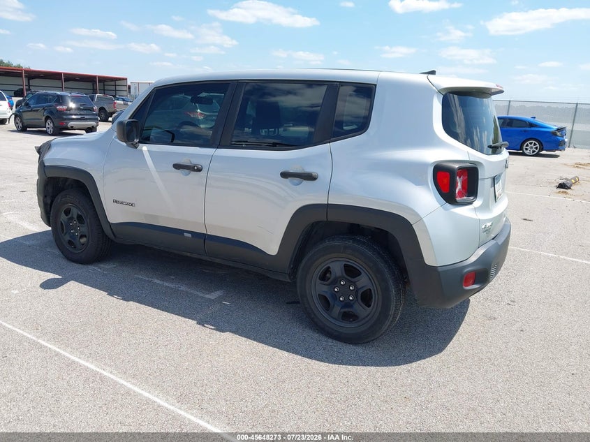 2020 Jeep Renegade VIN ZACNJBAB7LPL44015 IAAI salvage auction — NORMAL WEAR, Wait Title, sold $75 on 2026-07-30 (photo 3)