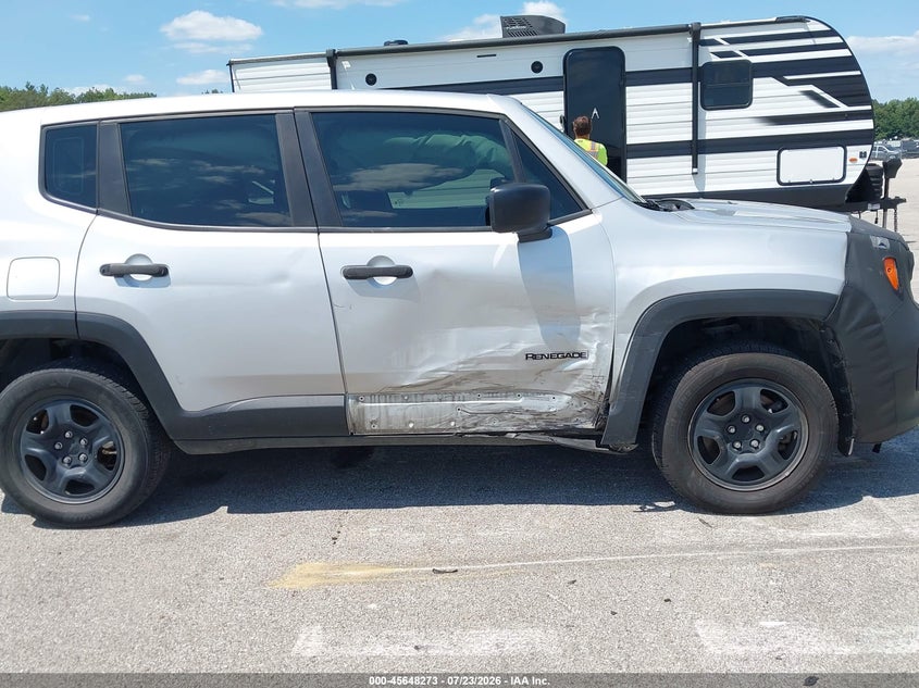2020 Jeep Renegade VIN ZACNJBAB7LPL44015 IAAI salvage auction — NORMAL WEAR, Wait Title, sold $75 on 2026-07-30 (photo 6)