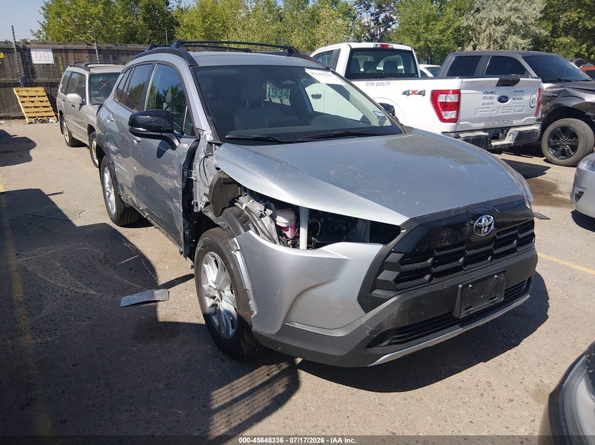 2026 Toyota Corolla cross VIN 7MUCAAAGXTV151740 IAAI salvage auction — SIDE, Enterprise Vehicles Clear Only (Texas), sold $425 on 2026-07-21 (photo 1)