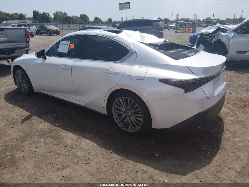 2023 Lexus Is VIN JTHD81F28P5051041 IAAI salvage auction — ROOF, Salvage (Arkansas), sold $9,600 on 2026-09-09 (photo 3)