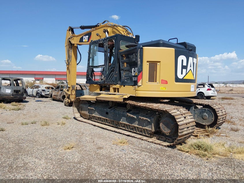 2020 Caterpillar 335 VIN CAT0335FASGJ21052 IAAI salvage auction — ROLLOVER, Bill Of Sale (Arizona), sold $51,550 on 2026-07-22 (photo 3)