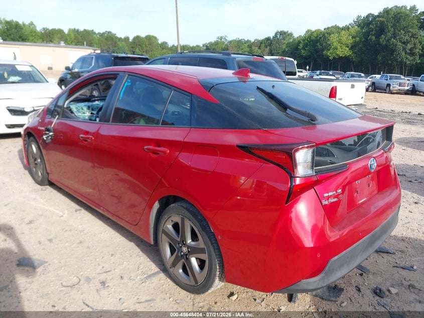2019 Toyota Prius VIN JTDKARFU1K3086232 IAAI salvage auction — FRONT END, Salvage (North Carolina), sold $4,950 on 2026-08-02 (photo 3)