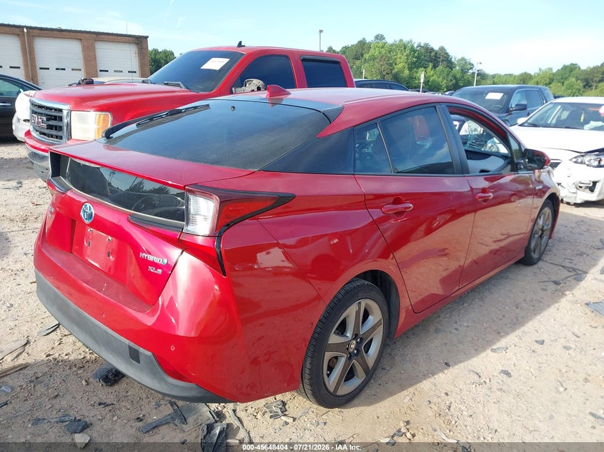 2019 Toyota Prius VIN JTDKARFU1K3086232 IAAI salvage auction — FRONT END, Salvage (North Carolina), sold $4,950 on 2026-08-02 (photo 4)
