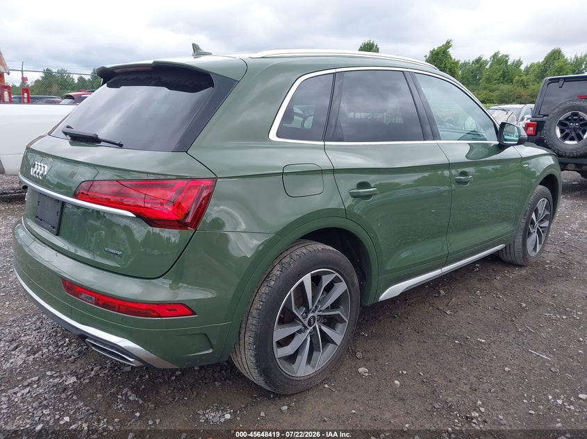 2022 Audi Q5 VIN WA1EAAFY4N2014754 IAAI salvage auction — FRONT END, Salvage Title, sold $9,900 on 2026-08-02 (photo 4)