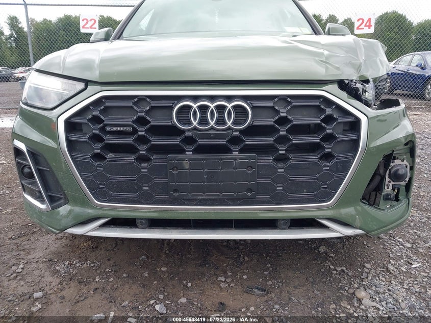 2022 Audi Q5 VIN WA1EAAFY4N2014754 IAAI salvage auction — FRONT END, Salvage Title, sold $9,900 on 2026-08-02 (photo 6)