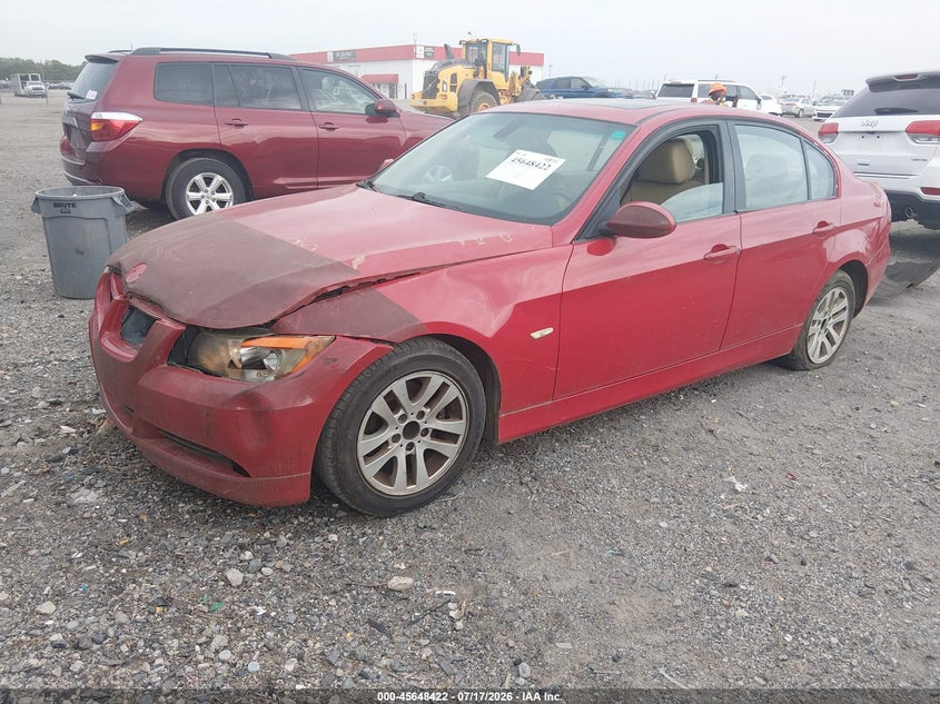 2007 BMW 3 series VIN WBAVA33507KX78337 IAAI salvage auction — NORMAL WEAR, Clear (Arkansas), sold $25 on 2026-07-22 (photo 2)