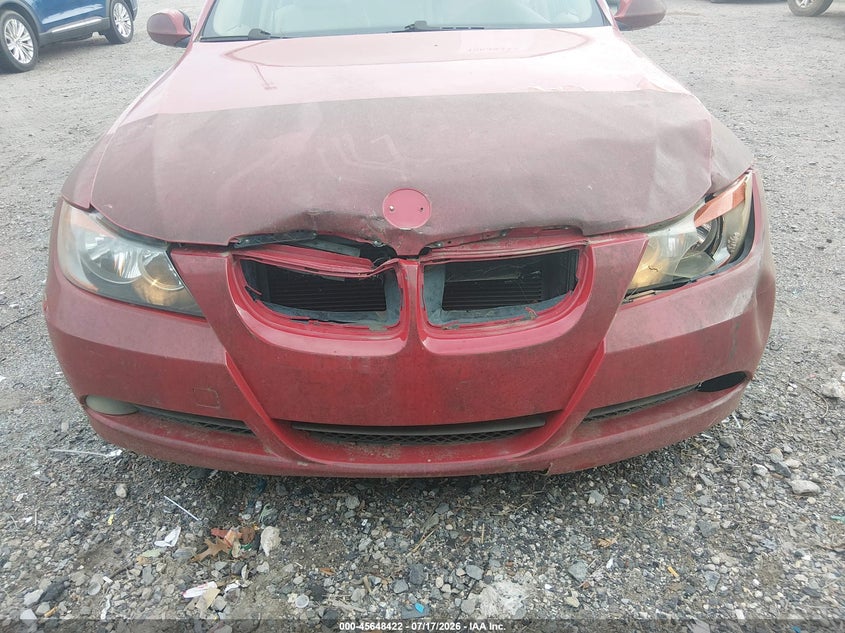 2007 BMW 3 series VIN WBAVA33507KX78337 IAAI salvage auction — NORMAL WEAR, Clear (Arkansas), sold $25 on 2026-07-22 (photo 6)