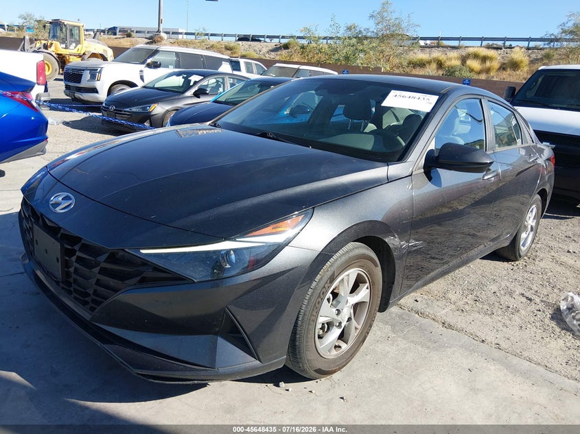 2021 Hyundai Elantra VIN 5NPLL4AG0MH045892 IAAI salvage auction — SIDE, Sf97 (California), sold $8,900 on 2026-08-25 (photo 2)