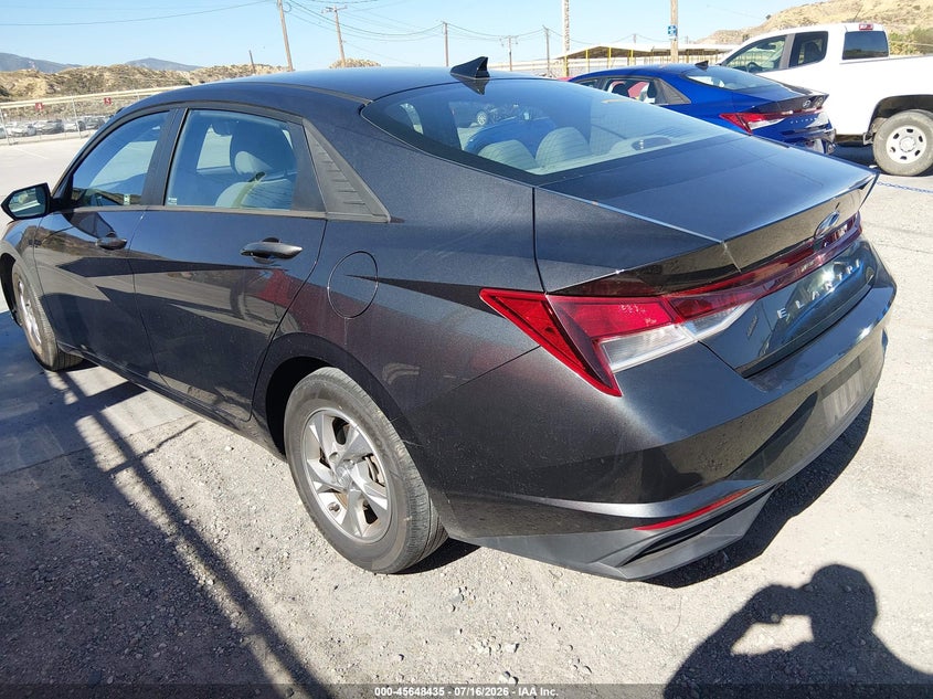 2021 Hyundai Elantra VIN 5NPLL4AG0MH045892 IAAI salvage auction — SIDE, Sf97 (California), sold $8,900 on 2026-08-25 (photo 3)