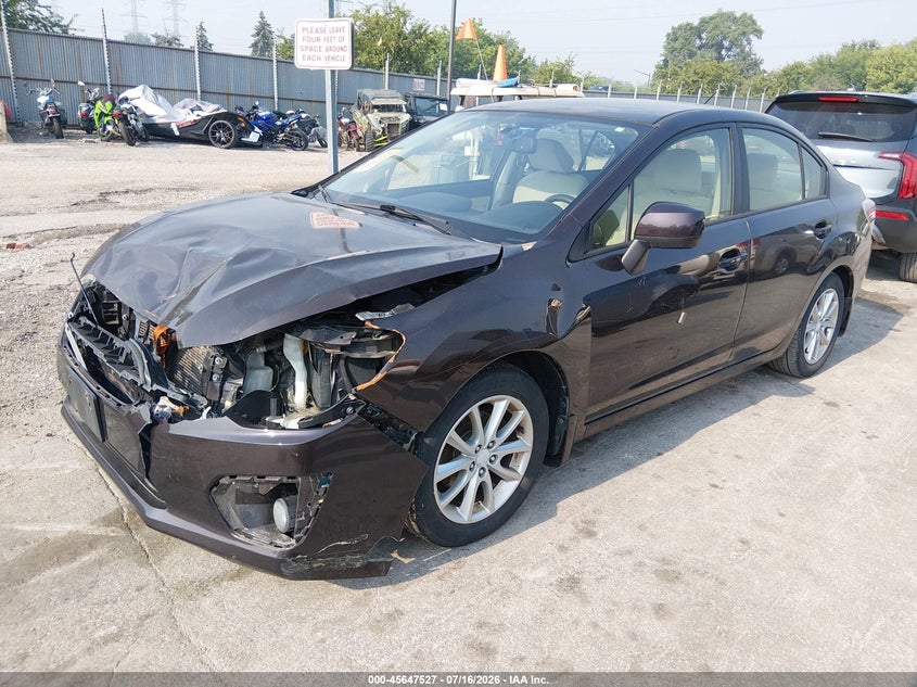 2013 Subaru Impreza VIN JF1GJAB63DH026401 IAAI salvage auction — NORMAL WEAR, Clear (Illinois), sold $450 on 2026-07-29 (photo 2)
