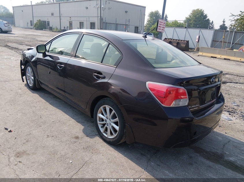 2013 Subaru Impreza VIN JF1GJAB63DH026401 IAAI salvage auction — NORMAL WEAR, Clear (Illinois), sold $450 on 2026-07-29 (photo 3)