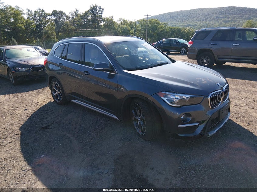 2018 BMW X1 VIN WBXHT3C36J5L34705 IAAI salvage auction — FRONT END, Salvage (Idaho), sold $6,400 on 2026-08-02 (photo 1)