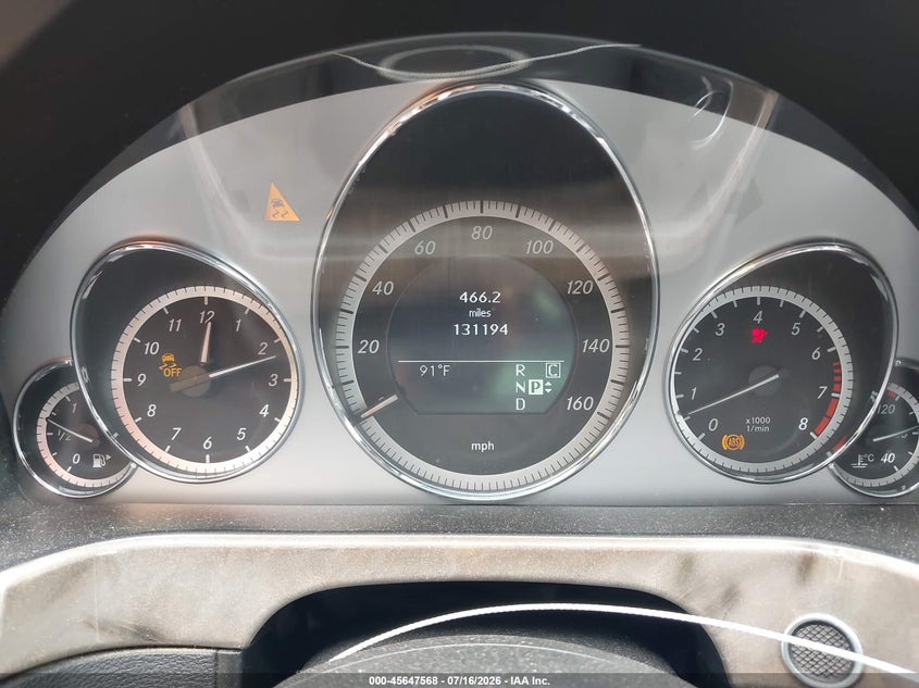 2010 Mercedes-benz E-class VIN WDDHF8HB6AA056824 IAAI salvage auction — FRONT END, Salvage (Idaho), sold $650 on 2026-08-12 (photo 7)