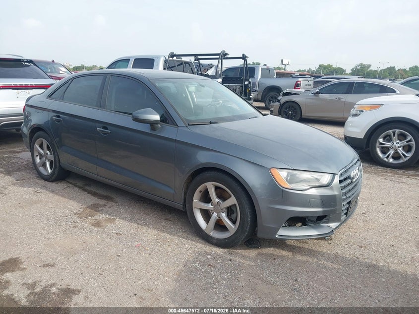 2015 Audi A3 VIN WAUACGFFXF1005366 IAAI salvage auction — NORMAL WEAR, Original (Texas), sold $25 on 2026-07-29 (photo 1)
