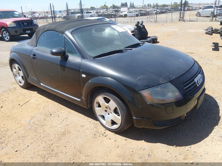 2001 Audi Tt VIN TRUUT28N111016956 IAAI salvage auction — NORMAL WEAR, Clear Salvage History (California), sold $125 on 2026-07-29 (photo 1)