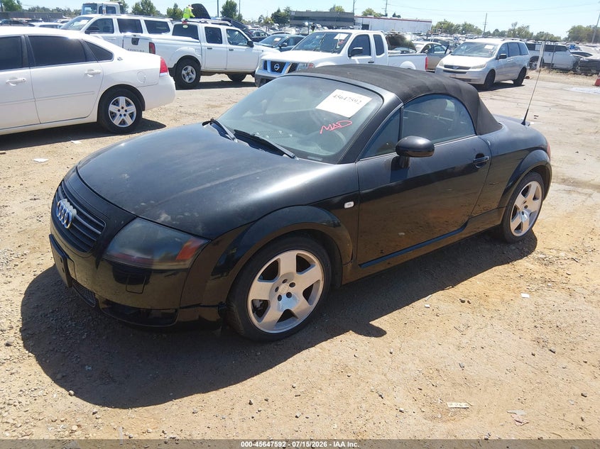 2001 Audi Tt VIN TRUUT28N111016956 IAAI salvage auction — NORMAL WEAR, Clear Salvage History (California), sold $125 on 2026-07-29 (photo 2)