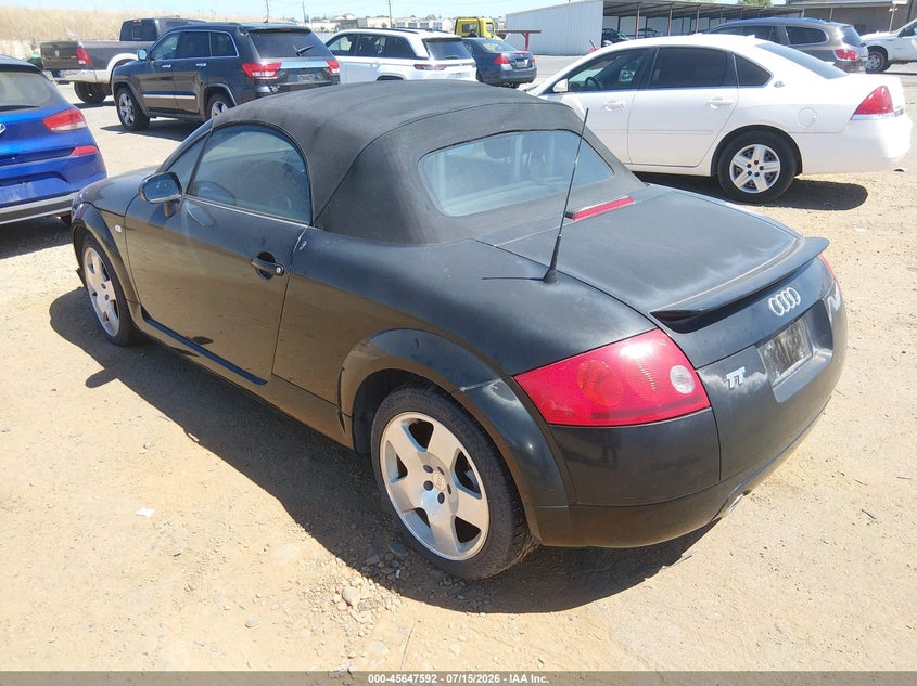 2001 Audi Tt VIN TRUUT28N111016956 IAAI salvage auction — NORMAL WEAR, Clear Salvage History (California), sold $125 on 2026-07-29 (photo 3)