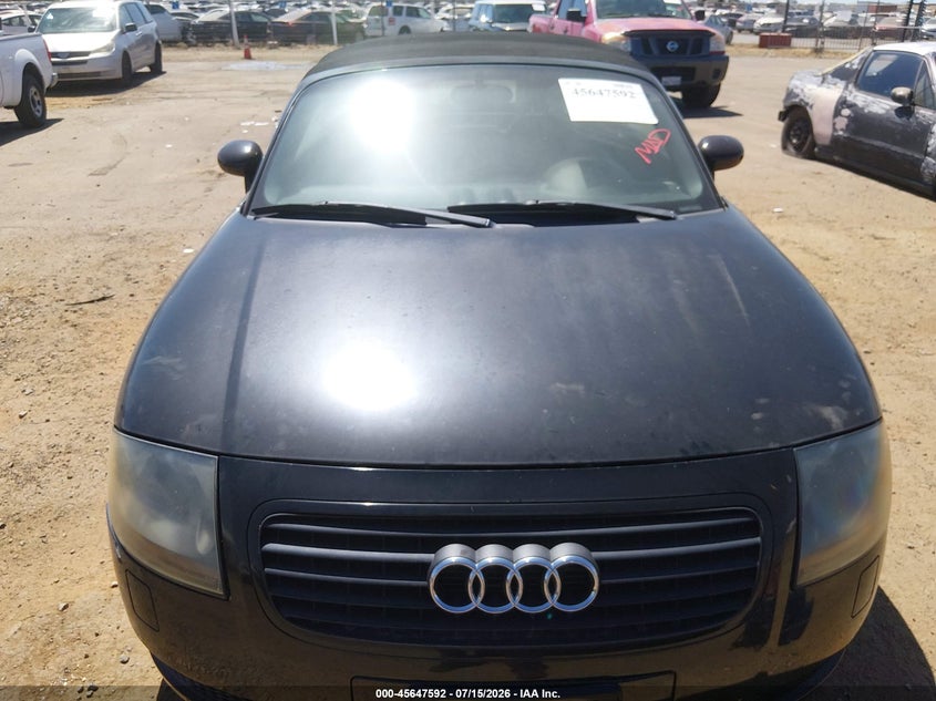 2001 Audi Tt VIN TRUUT28N111016956 IAAI salvage auction — NORMAL WEAR, Clear Salvage History (California), sold $125 on 2026-07-29 (photo 6)