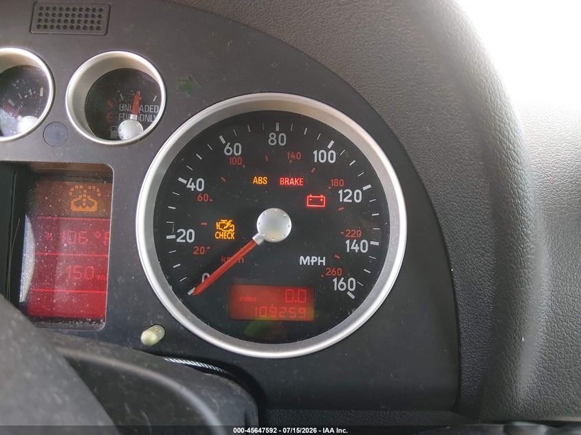 2001 Audi Tt VIN TRUUT28N111016956 IAAI salvage auction — NORMAL WEAR, Clear Salvage History (California), sold $125 on 2026-07-29 (photo 7)