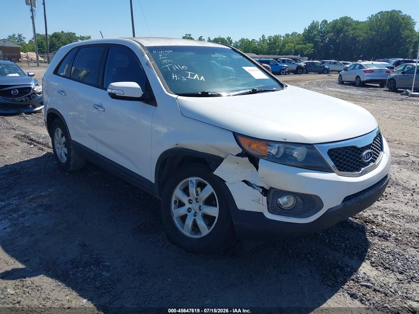 2013 Kia Sorento VIN 5XYKT3A18DG393934 IAAI salvage auction — RIGHT FRONT, Clear (South Carolina), sold $1,400 on 2026-07-17 (photo 6)