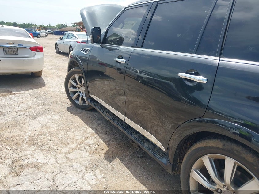 2011 Infiniti Qx56 VIN JN8AZ2NF8B9504155 IAAI salvage auction — LEFT & RIGHT, Original (Texas), sold $1,650 on 2026-07-30 (photo 6)