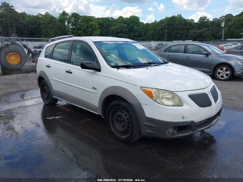 2005 Pontiac Vibe VIN 5Y2SL63805Z479690 IAAI salvage auction — NORMAL WEAR, Clear (Georgia), sold $375 on 2026-07-29 (photo 1)