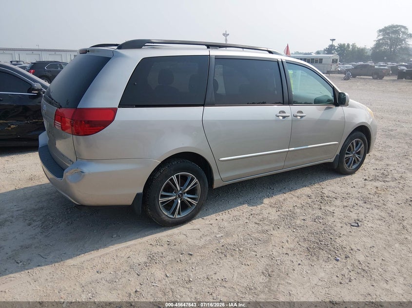 2004 Toyota Sienna VIN 5TDBA22C84S006835 IAAI salvage auction — NORMAL WEAR, Clear (Illinois), sold $475 on 2026-07-28 (photo 4)
