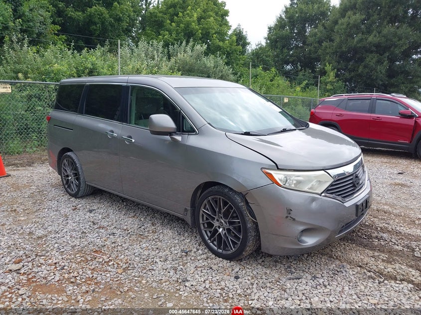 2011 Nissan Quest VIN JN8AE2KPXB9004099 IAAI salvage auction — FRONT END, Salvage (Alabama), sold $425 on 2026-08-02 (photo 1)