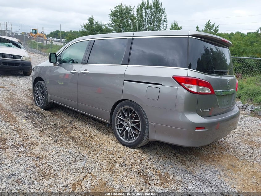 2011 Nissan Quest VIN JN8AE2KPXB9004099 IAAI salvage auction — FRONT END, Salvage (Alabama), sold $425 on 2026-08-02 (photo 3)