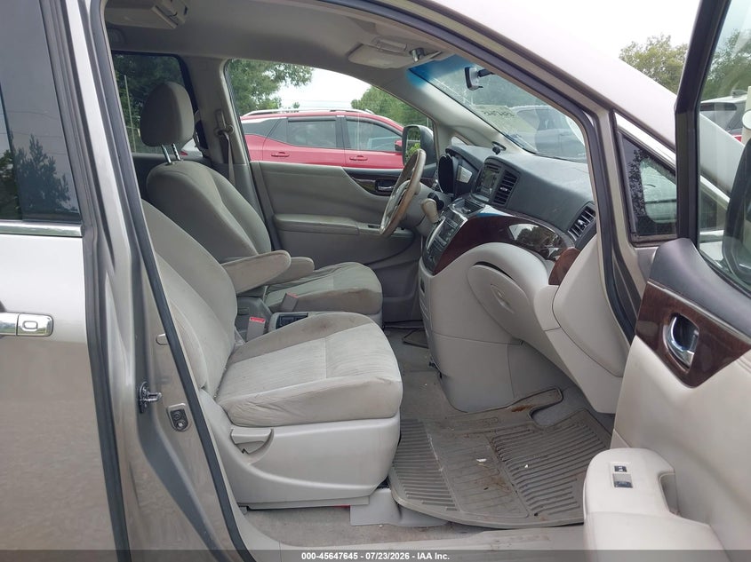2011 Nissan Quest VIN JN8AE2KPXB9004099 IAAI salvage auction — FRONT END, Salvage (Alabama), sold $425 on 2026-08-02 (photo 5)