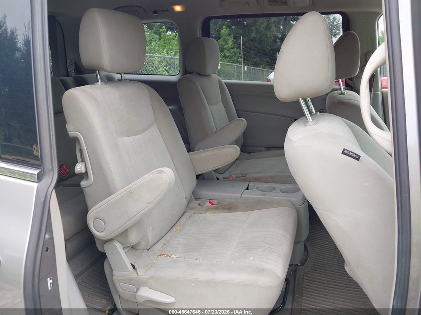 2011 Nissan Quest VIN JN8AE2KPXB9004099 IAAI salvage auction — FRONT END, Salvage (Alabama), sold $425 on 2026-08-02 (photo 8)
