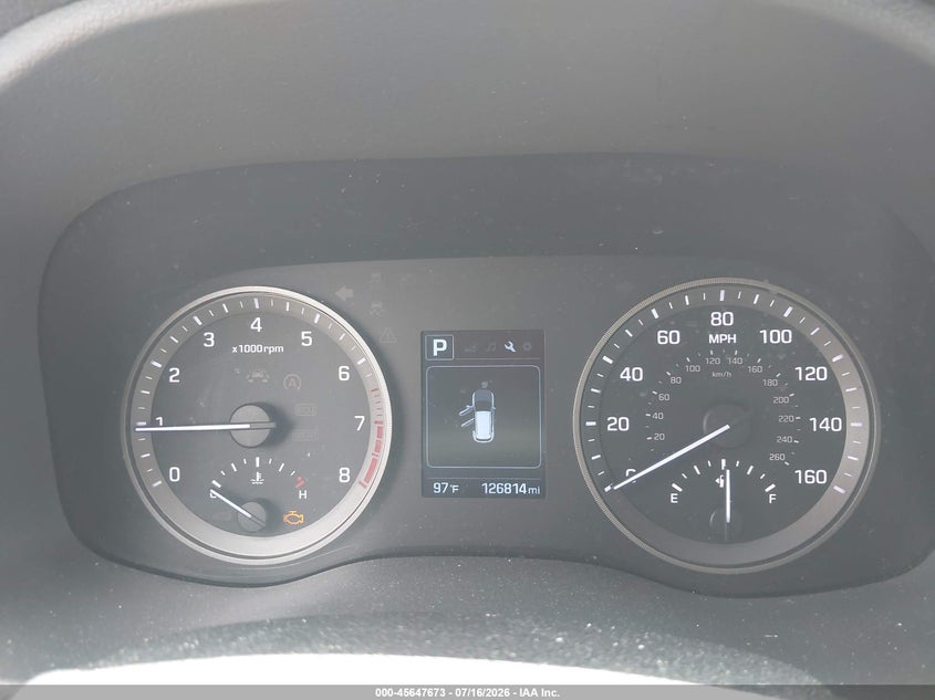 2017 Hyundai Tucson VIN KM8J33A40HU289038 IAAI salvage auction — NORMAL WEAR, Salvage Title, sold $1,800 on 2026-07-23 (photo 7)