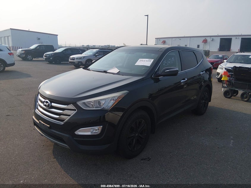 2013 Hyundai Santa fe VIN 5XYZU3LB0DG054750 IAAI salvage auction — SIDE, Clear (Minnesota), sold $300 on 2026-07-29 (photo 2)