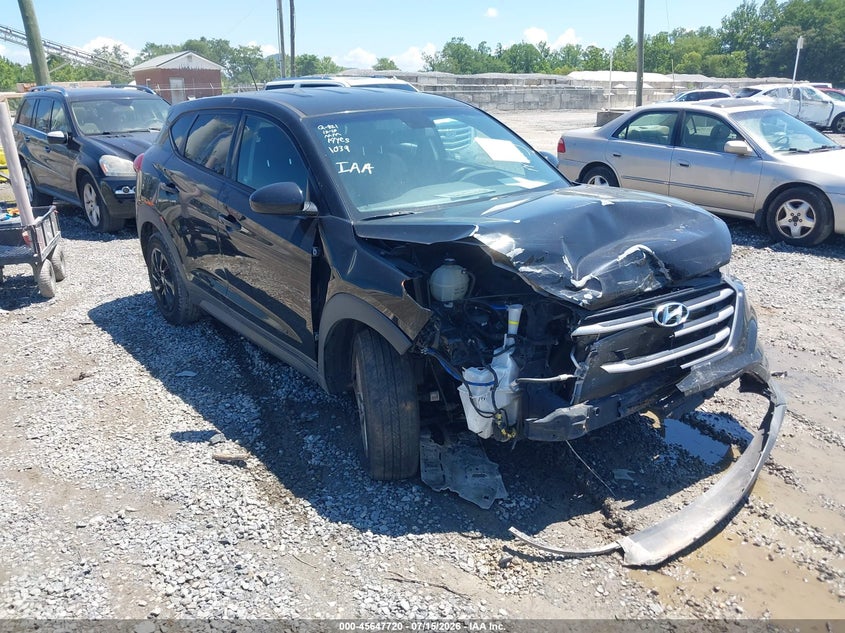 2017 Hyundai Tucson VIN KM8J23A47HU411039 IAAI salvage auction — FRONT END, Clear (South Carolina), sold $1,950 on 2026-07-17 (photo 1)