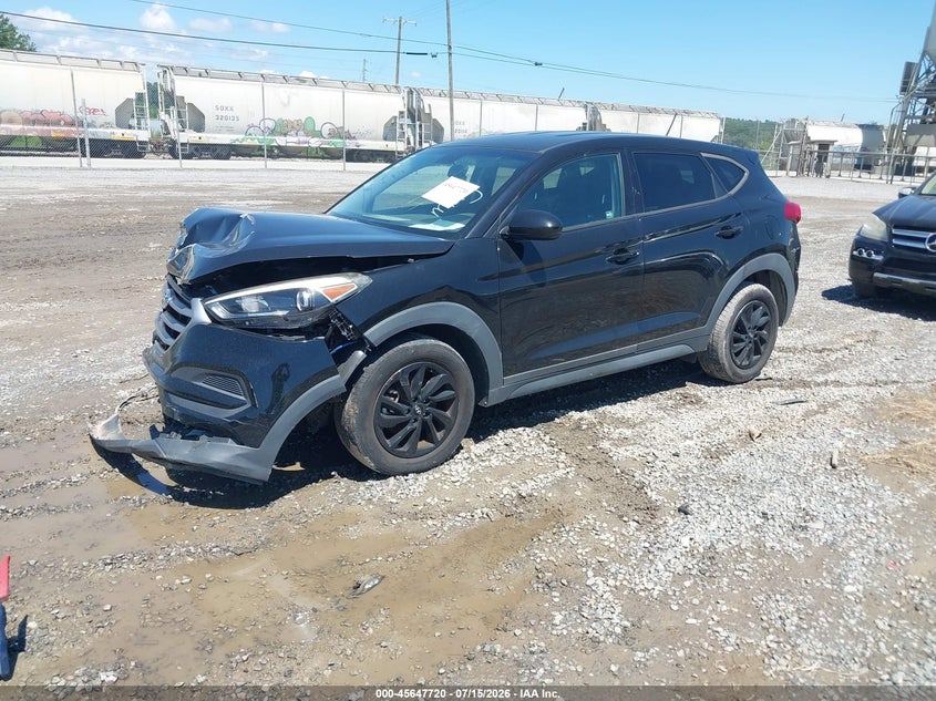 2017 Hyundai Tucson VIN KM8J23A47HU411039 IAAI salvage auction — FRONT END, Clear (South Carolina), sold $1,950 on 2026-07-17 (photo 2)