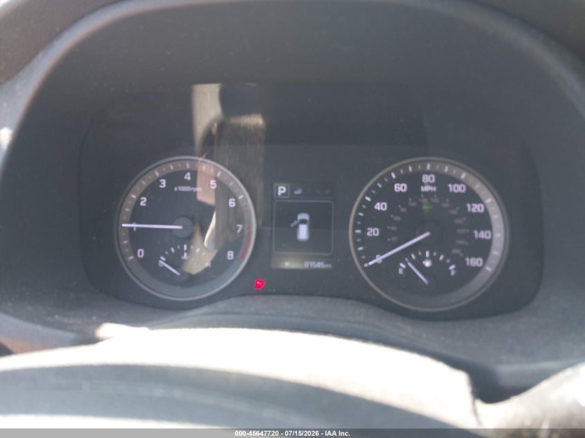 2017 Hyundai Tucson VIN KM8J23A47HU411039 IAAI salvage auction — FRONT END, Clear (South Carolina), sold $1,950 on 2026-07-17 (photo 7)