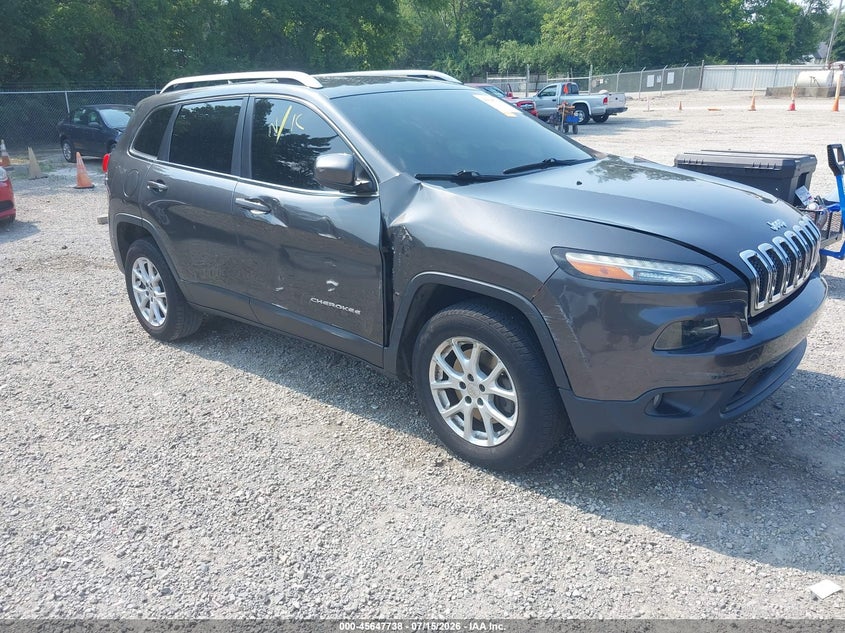 2015 Jeep Cherokee VIN 1C4PJMCB2FW645772 IAAI salvage auction — RIGHT SIDE, Wait Title, sold $600 on 2026-08-13 (photo 1)