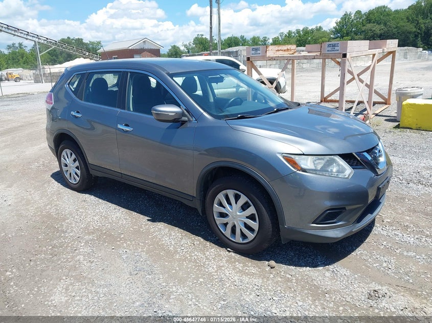 2015 Nissan Rogue VIN KNMAT2MV3FP547390 IAAI salvage auction — NORMAL WEAR, Clear (North Carolina), sold $1,675 on 2026-07-24 (photo 1)
