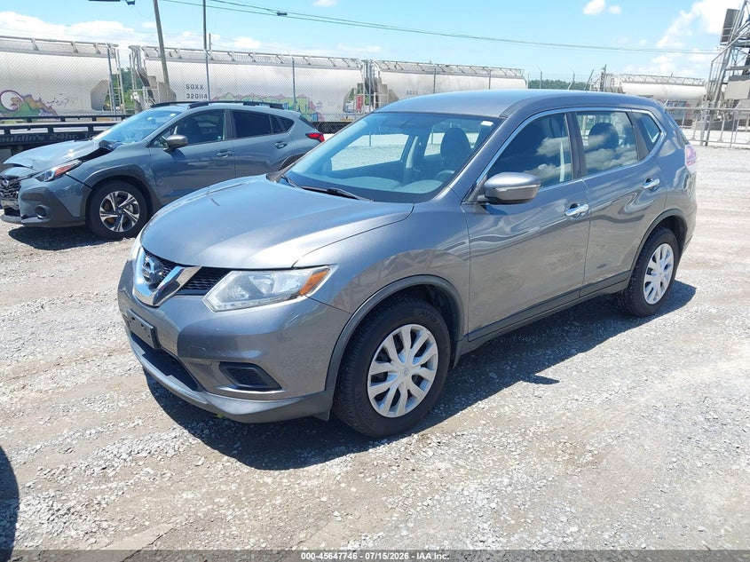 2015 Nissan Rogue VIN KNMAT2MV3FP547390 IAAI salvage auction — NORMAL WEAR, Clear (North Carolina), sold $1,675 on 2026-07-24 (photo 2)