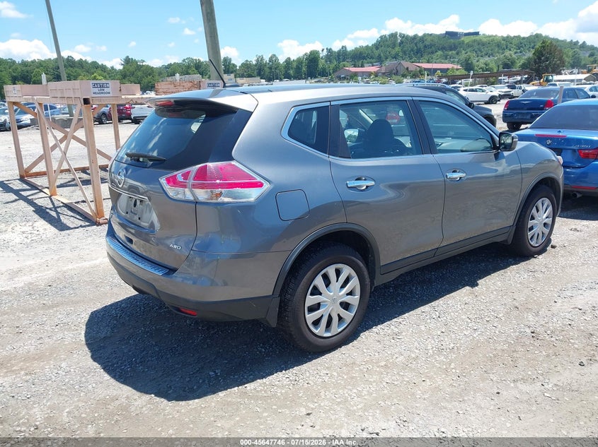 2015 Nissan Rogue VIN KNMAT2MV3FP547390 IAAI salvage auction — NORMAL WEAR, Clear (North Carolina), sold $1,675 on 2026-07-24 (photo 4)