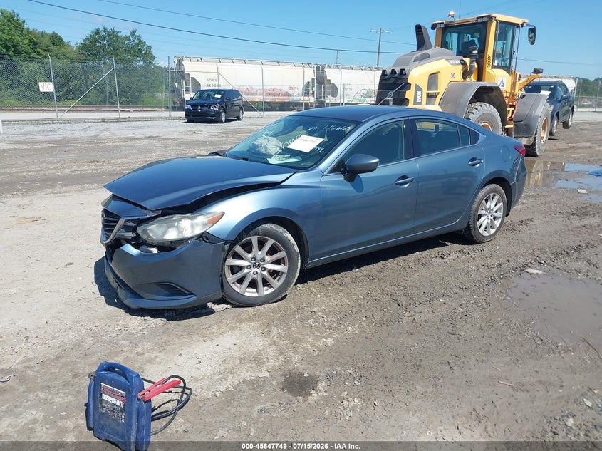 2016 Mazda 6 VIN JM1GJ1U52G1420144 IAAI salvage auction — FRONT END, Clear (South Carolina), sold $500 on 2026-07-17 (photo 2)